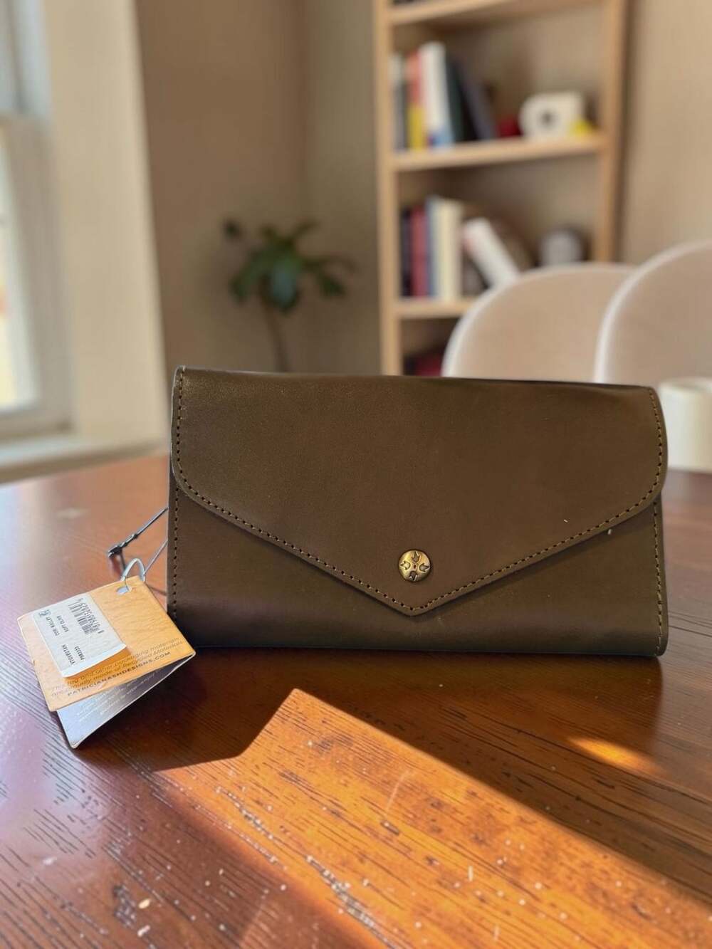 Patricia Nash Cori Wallet Soft Olive Leather